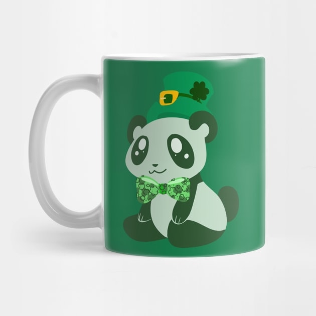 St. Patrick's Day Panda by saradaboru